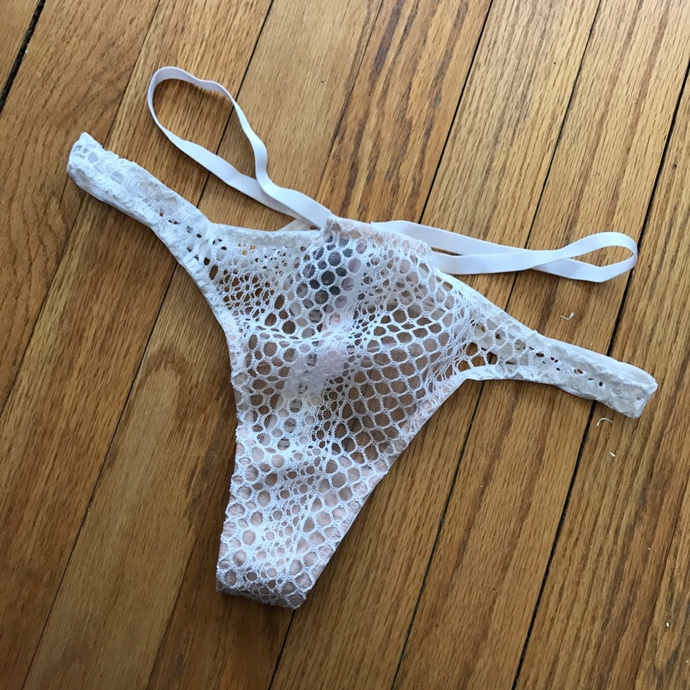 VS After Dark Lace Plunge Halter Thong Set! - Picture 7 of 8